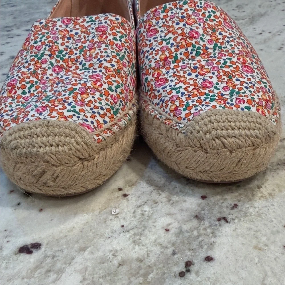 J.Crew Liberty Floral Espadrille Flats